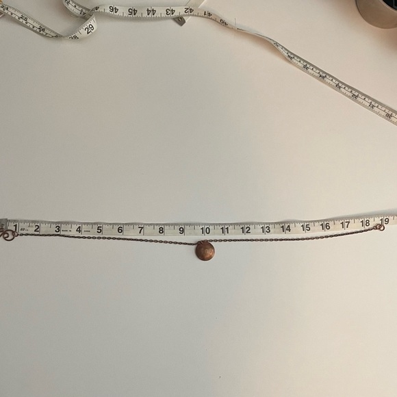 Antique looking two toned necklace - Picture 5 of 5